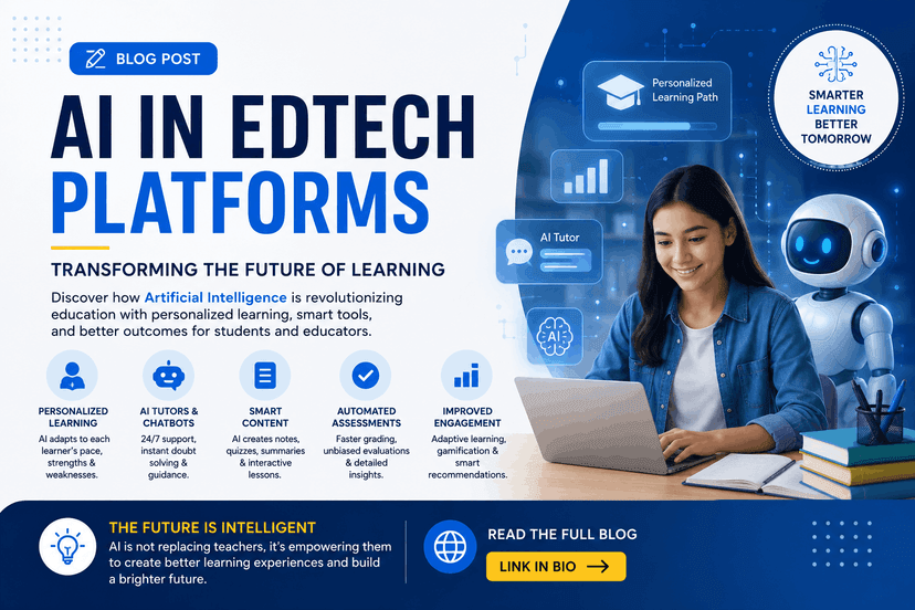 AI in EdTech Platforms: Transforming the Future of Learning