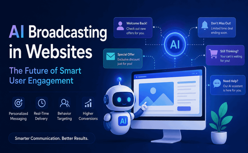 AI Broadcasting in Websites: The Future of Smart User Engagement (2026 Guide)
